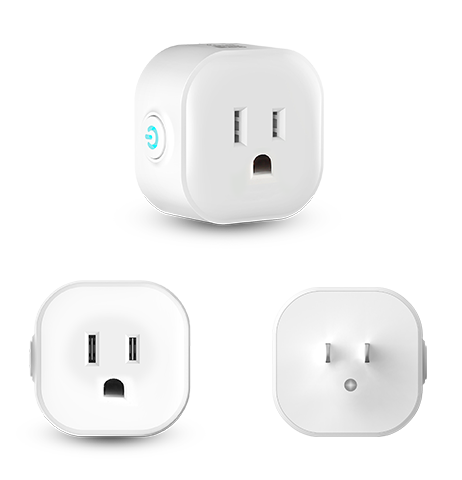 Customized EVA LOGIK Mini Outdoor Smart Plug Work With Alexa