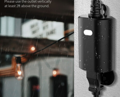 the difference between outdoor intelligent waterproof plugs and outdoor traditional plugs